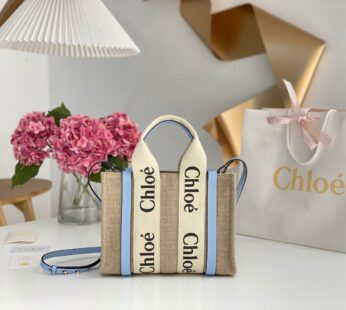 Small Woody Tote Bag In Linen