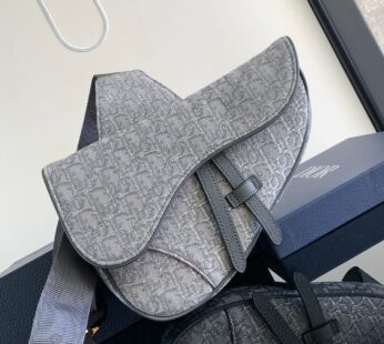 Saddle Bag Dior Oblique Jacquard