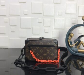 Louis Vuitton Mini Baúl Blando Monograma Marrón/Anaranjado