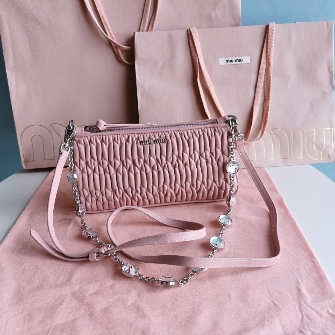 Nappa Crystal Mini Shoulder Bag